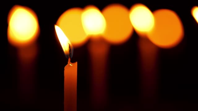 Burning-Candles-Stock-Footage