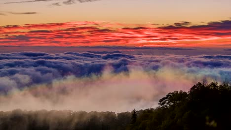 Mysterious-Cloud-Formations-with-a-Rainbow-in-the-Appalachian-Mountains