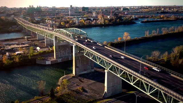 Antena-Footage-of-Montreal-Jacques-Cartier-Bridge