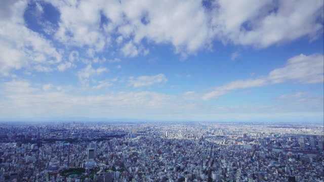4-K-lapso-de-tiempo-Rascacielos;--Vista-aérea-de-Tokio-urban-Shibuya,-de-Shinjuku