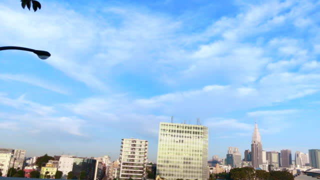 Morgen-Stadtbild-in-Japan