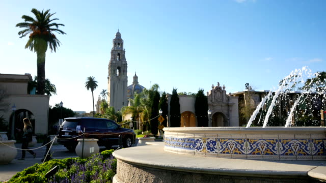 Time-lapse-video-of-fountain-in-Balboa-Park-in-San-Diego-in-4K