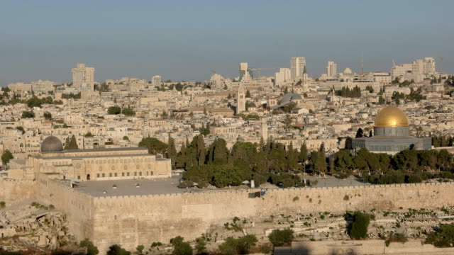 Tempel-Mount-Pan-aus-Mt-Oliven-in-jerusalem