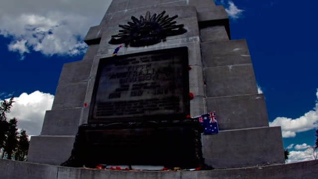 Guerra-mundial-una-lugares-de-recuerdo:-Monumento-australiano-de-la-división