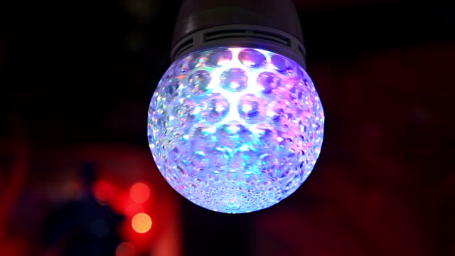Diwali-Navidad-colorida-giratorio-giratorio-lámpara-Spot-Light-360