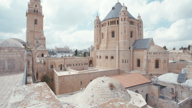 La-Dormición-de-la-abadía-en-la-ciudad-vieja-de-Jerusalén