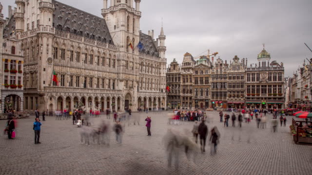 Bruselas-Bélgica-Time-Lapse