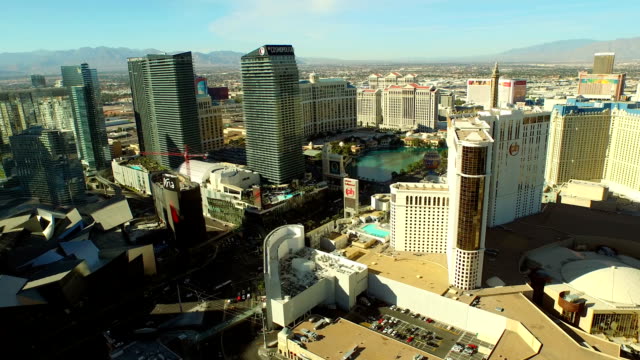 Vista-aérea-de-un-paisaje-de-la-ciudad-de-Las-Vegas-Strip
