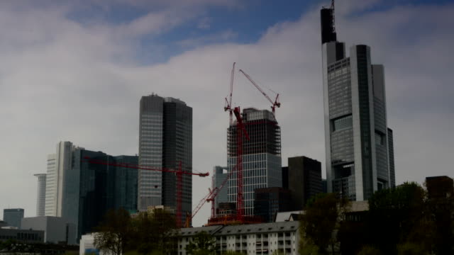 Frankfurt-Germany-financial-district-time-lapse