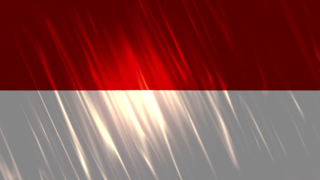 Indonesische-Flagge-Endlos-wiederholbar-Animation