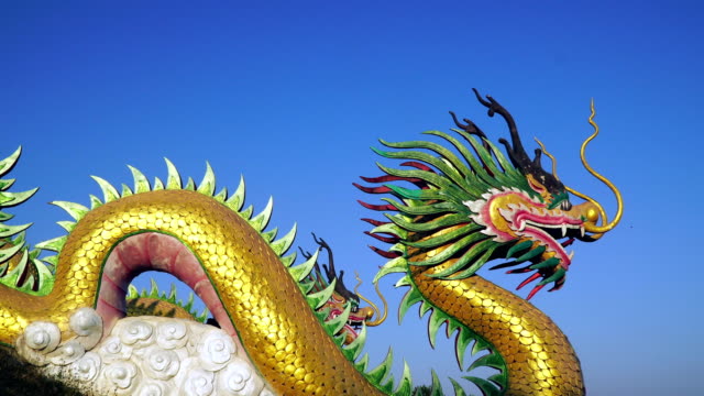 Chinese-Dragon-with-blue-sky