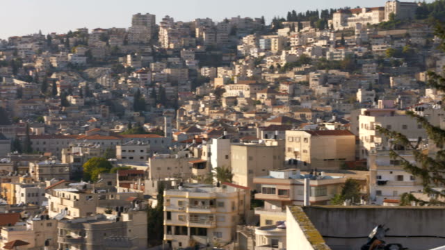 The-city-of-Nazareth-with-the-basilica-of-the-annunciation