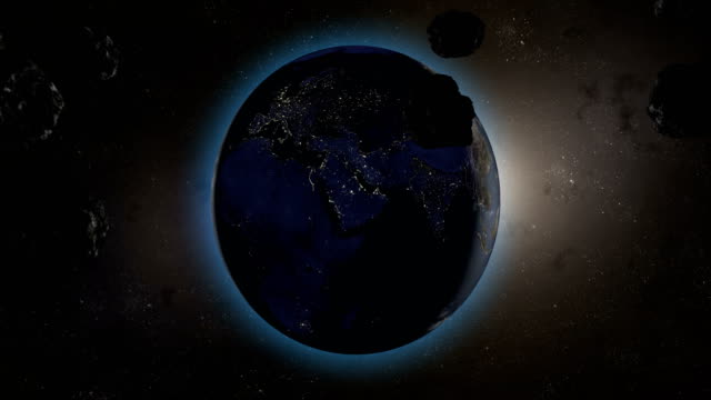 Asteroides-o-meteoritos-rumbo-para-orientar-en-el-planeta-tierra