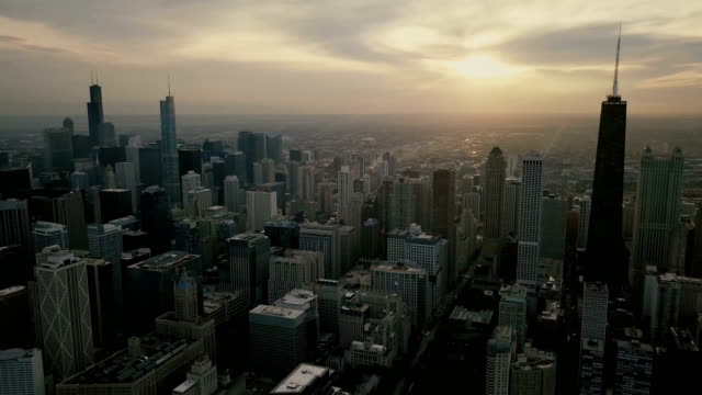 Aerial-Skyline-von-Chicago