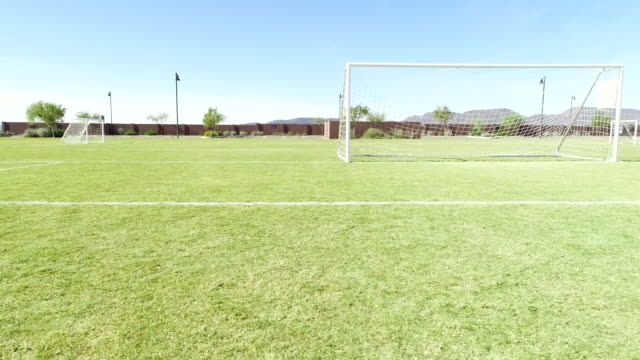 Aerial-Low-Tracking-of-Soccer-Goal-On-Field