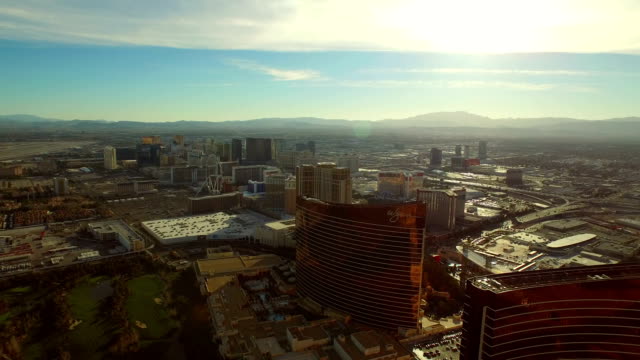 Aerial-Stadtansicht-von-Las-Vegas-Strip