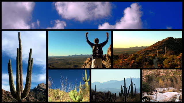Hiking-Through-The-Desert-Montage---HD
