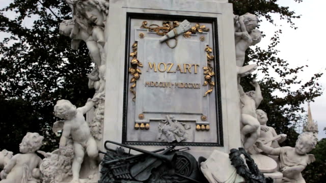 Mozart-monument,-Vienna