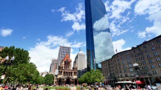 Summer-View-of-Copley-Square-in-Boston