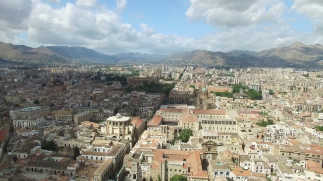 Aerial-View-of-Palermo,-Italy