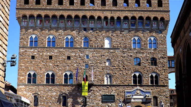 Der-Palazzo-Vecchio-(Alter-Palast)-Toskana,-Florenz,-Italien