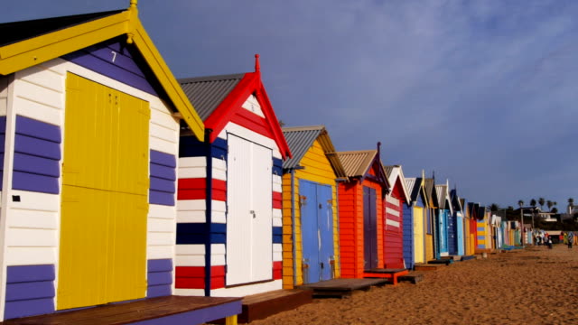 colourful-huts-at-brighton-beach