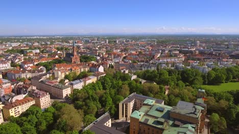 München-Stadt-städtischen-Wohn-Luftbild-HD---4K