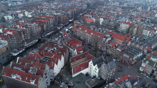 High-top-view-european-city