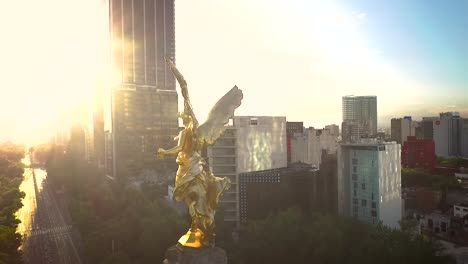 Angel-of-Independence,-Mexico-City