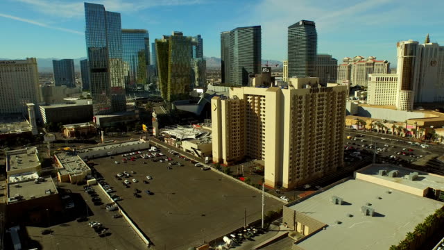 Vista-aérea-de-un-paisaje-de-la-ciudad-de-Las-Vegas-Strip