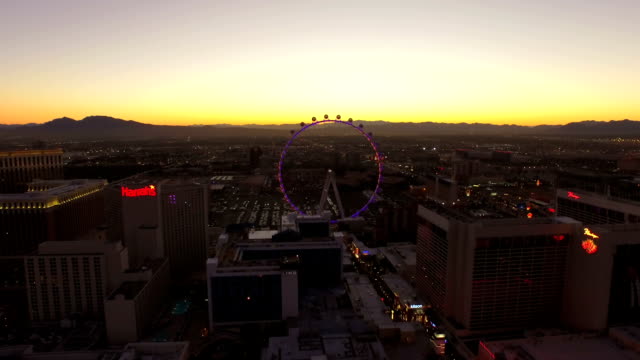 Las-Vegas-Aerial-Cityscape-Strip-Dawn