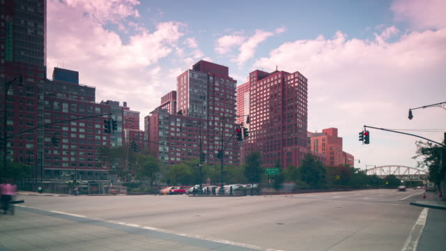 west-side-de-la-ciudad-de-Nueva-york,-el-camino-4-K-time-lapse
