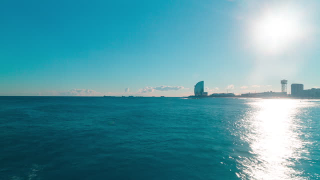 mediterranean-sea-sun-light-barcelona-panorama-4k-time-lapse-spain