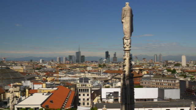 Italia-verano-día-Milán-ciudad-duomo-Catedral-vista-punto-panorama-4k