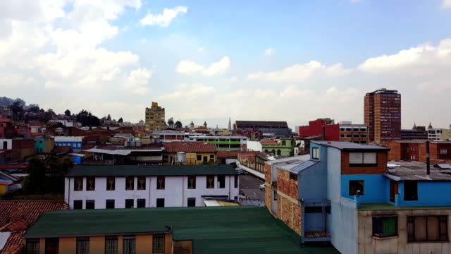 Aerial/Drone-view-of-Bogotá,-Colombia-1