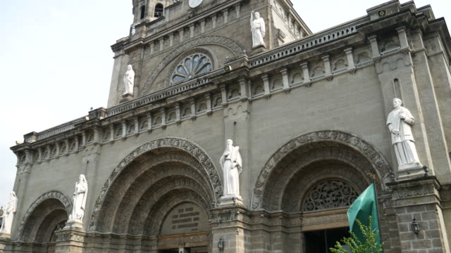 Manila-Cathedral,-Intramuros,-Philippines