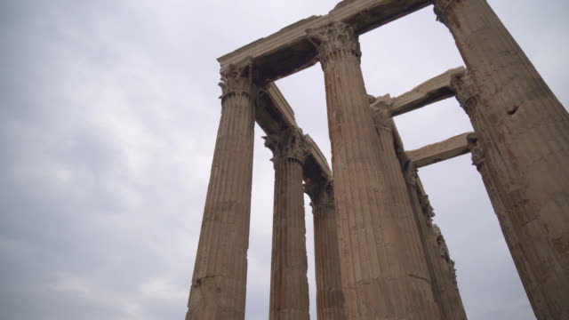 Templo-de-Zeus-Olímpico-en-Atenas,-Grecia.