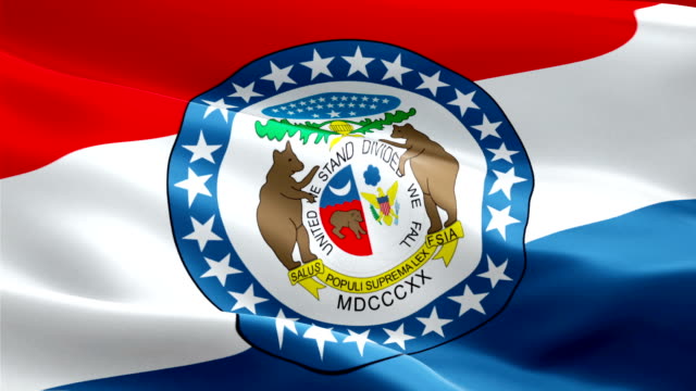 Flag-of-Missouri-video-waving-in-wind.-Realistic-US-State-Flag-background.-American-Missouri-Flag-Looping-closeup-1080p-Full-HD-1920X1080-footage.-Missouri-USA-United-States-State-flags/-Other-HD-flags
