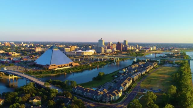 Memphis-Tennessee-Downtown-Skyline-Aerial