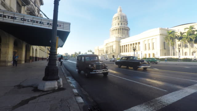 El-Capitolio,-El-edificio-del-Capitolio-nacional-en-la-Habana,-Cuba.