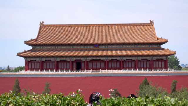 Paläste-(Gugong),-Pagoden-auf-dem-Gebiet-der-Verbotenen-Stadt-Museum-in-Peking