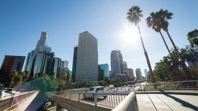 Downtown-Los-Angeles-Day-Timelapse-Wide