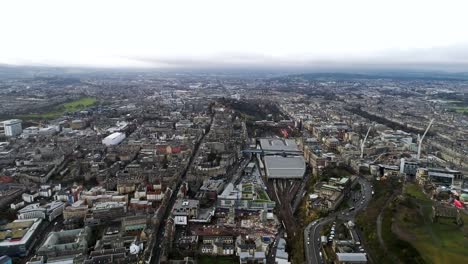 Edinburgh-Scotland-Aerial-View-Cityscape