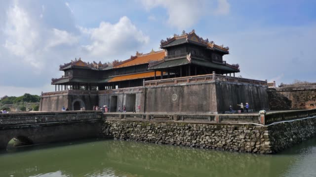 Imperiale-Zitadelle,-Hue,-Vietnam-in-4k