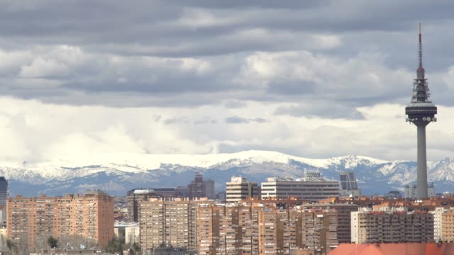 View-to-Madrid-and-television-tower-El-Pirul
