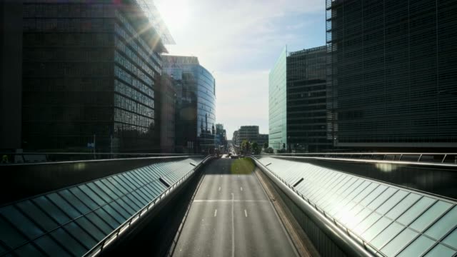 Tráfico-de-la-calle-en-Bruselas