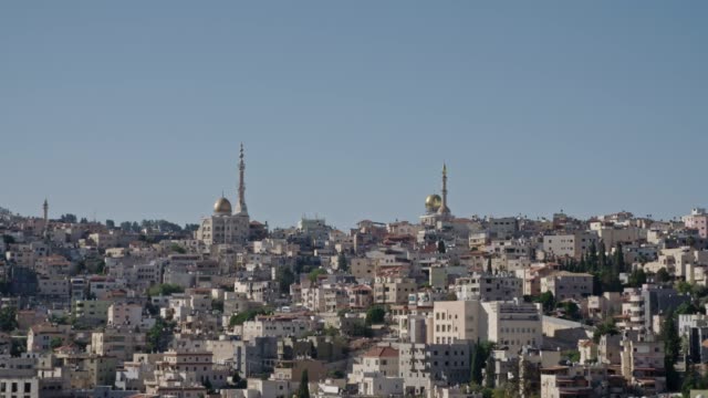Überblick-über-eine-Arabische-muslimische-Stadt-in-Israel