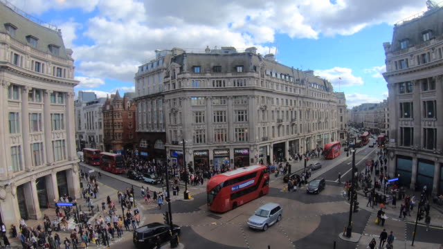 Time-lapse-of-Oxford-Street,-London