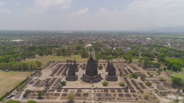 Templo-de-Prambanan,-Java,-Indonesia