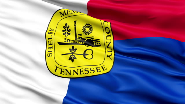 American-State-Stadt-Flagge-von-Memphis